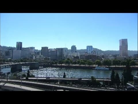 Live look: downtown Portland