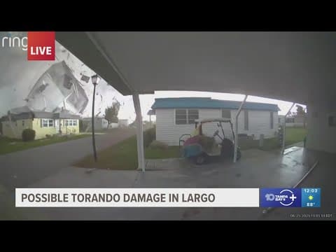 Tornado causes severe damage in Largo neighborhoods