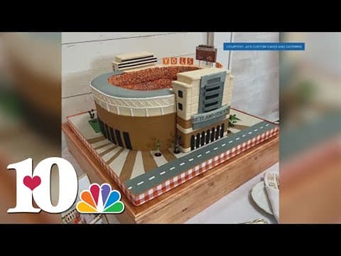 Super Vols fans get Neyland Stadium wedding cake