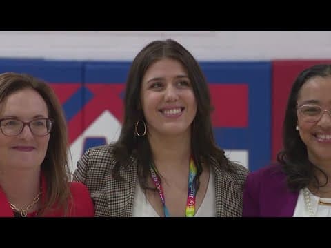 Alexandria teacher surprised with national education award