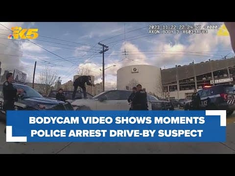 Watch: SPD chase, arrest drive-by suspect