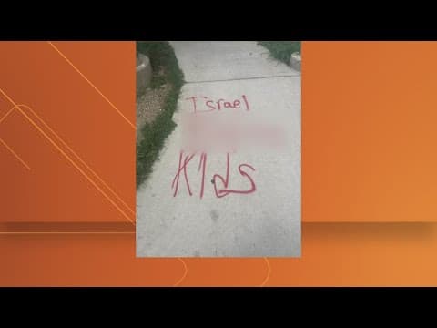 Montgomery Co. Police search for suspects who spray painted Pro-Palestinian messages by school