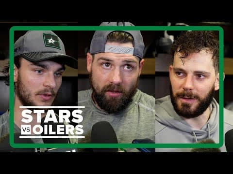 Stars-Oilers Western Conference Final Game 6 post-game interviews: Benn, Seguin & Johnston talk loss