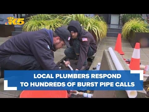 Local plumbing company responds to hundreds of burst pipe emergencies in western Washington