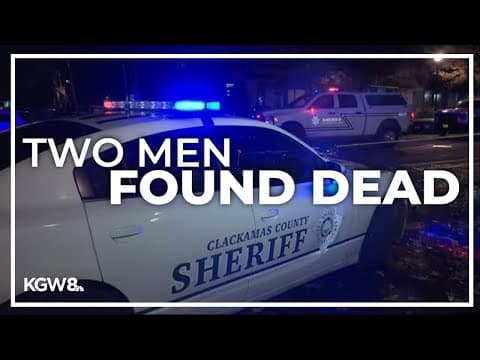 Deputies investigating disturbance leaving 2 men dead at Wilsonville home