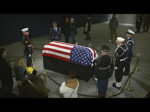 Funeral observances for former President Jimmy Carter began yesterday