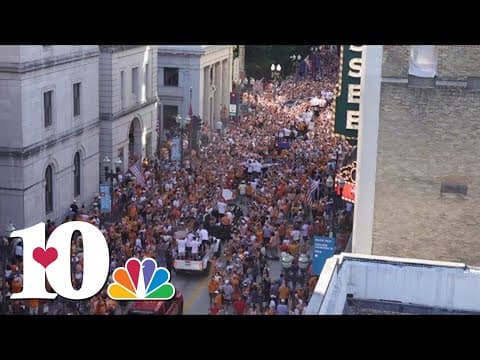 Parade continues down Gay Street, celebrating College World Series win