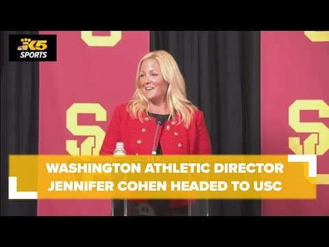 UW Athletic Director Jennifer Cohen leaving for USC