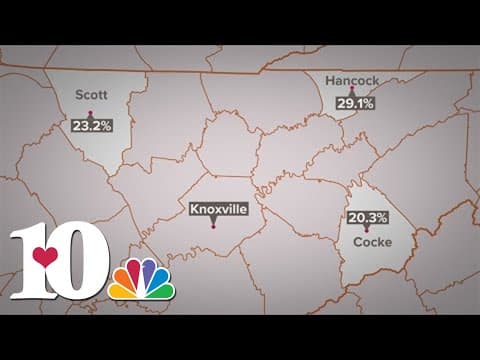 Three East Tennessee counties considered 'distressed' in new index