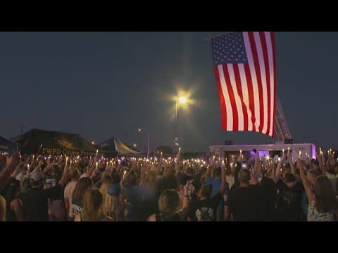 Hundreds honor fallen Fort Worth Police Sergeant during candlelight vigil on his birthday
