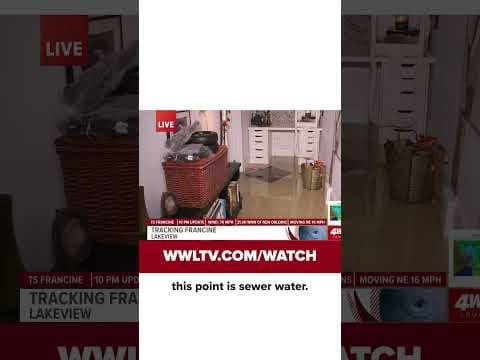 Lakeview Home Floods During Hurricane Francine