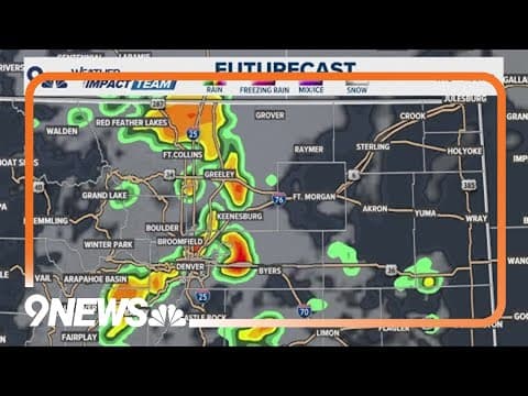 Denver weather | Cooler Thursday, scattered showers possible