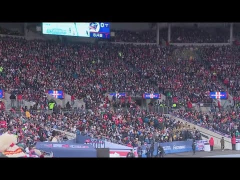 Blue Jackets fans brave the cold for Stadium Series Game