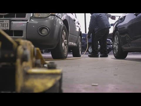 Auto shops, gas stations across DFW busy with low tire pressure