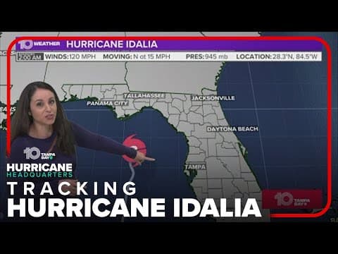 Tracking the Tropics: 2 a.m. Idalia intensifies to 120 mph