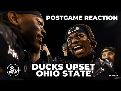 No. 3 Oregon upsets No. 2 Ohio State: postgame reaction