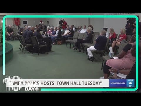 Tampa Police hosts first 'Town Hall Tuesday' to connect with community