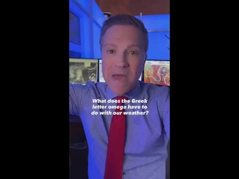 How the Greek letter omega relates to our weather this week