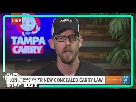 Firearm expert discusses concerns over new Florida concealed carry law
