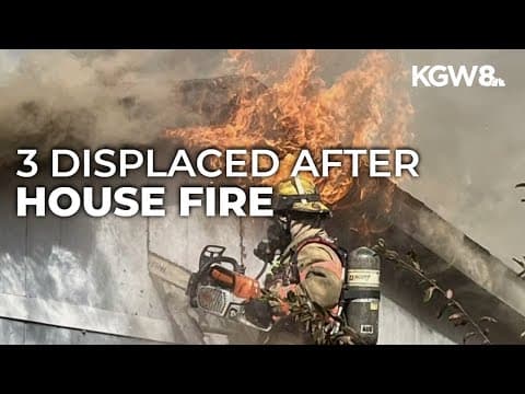 Firefighters contain 3-alarm blaze in Southeast Portland neighborhood