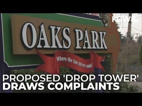 Neighbors raise concerns over proposed 'drop tower' ride at Oaks Park