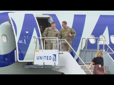 Indiana National Guard troops return home after yearlong deployment to Middle East
