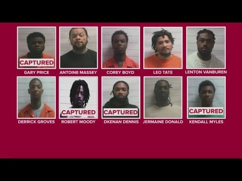 Four inmates recaptured in New Orleans. Six are still on the run.