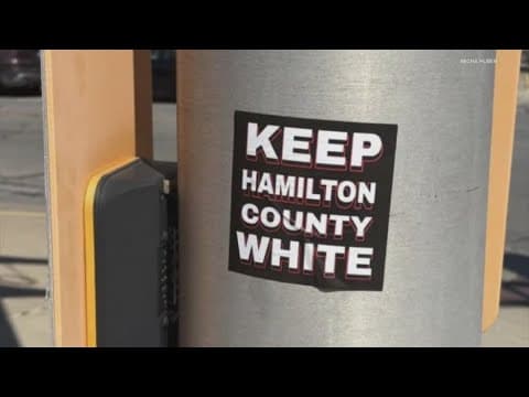 Stickers that say 'Keep Hamilton County White' popping up across Noblesville
