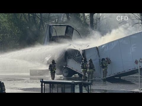 Fire in truck carrying lithium ion batteries leads to 3-hour evacuation in west Columbus