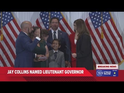 State Sen. Jay Collins appointed as Florida lieutenant governor
