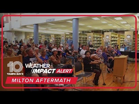 Pasco County, FEMA hold town hall for community rebuilding from Helene and Milton