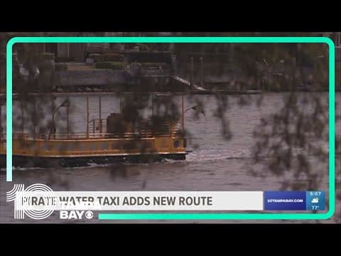 Tampa's Pirate Water Taxi announces expanded routes, other changes