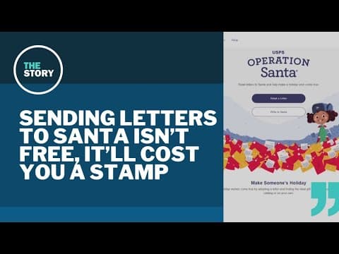 Yes, letters to Santa do require postage if sent through the U.S. mail