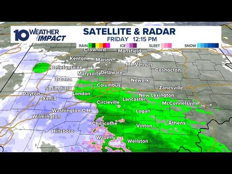 LIVE RADAR: Wintry mix moves into central Ohio