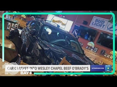 Driver loses control, crashes into Pasco County restaurant