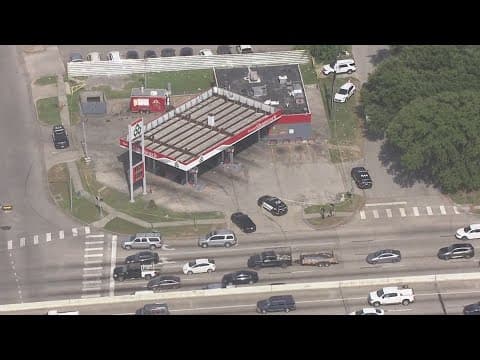 HPD: Person shot after car stolen from gas station in northeast Houston