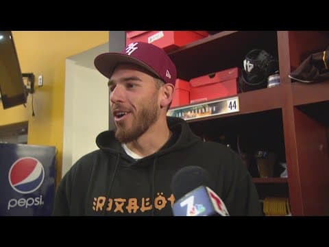 Padres Joe Musgrove talks to media on second day of Spring Training