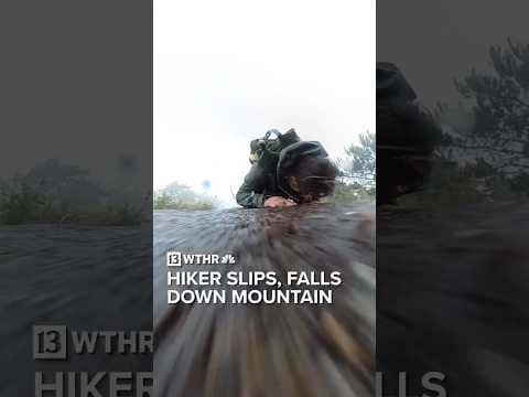 Hiker slips and falls down mountain | Via:CNN