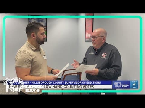 New Florida bill proposes hand-counting ballots