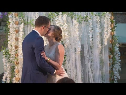 Fairfax couple gets married inside Arlington library after winning contest