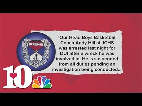 Jefferson Co. High School head boys basketball coach suspended after crash and DUI arrest