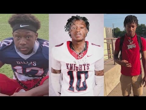 A Dallas highschooler was shot and killed outside a football game