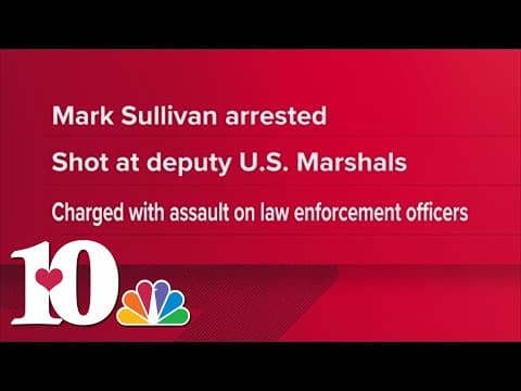 Man arrested after allegedly shooting at U.S. Marshalls