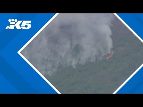 Residents prepare to evacuate as fire grows on Mount Jupiter