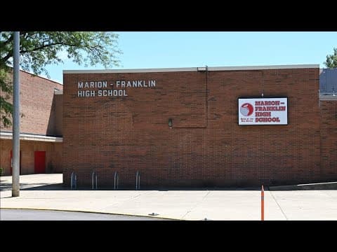 Columbus City Schools board president meets with Marion-Franklin High School students