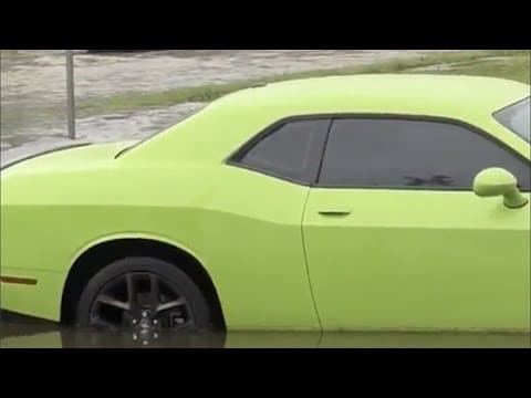 Roads flooded in Mont Belviue neighborhood