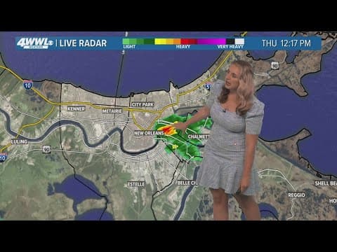 New Orleans Weather: Spotty storms Thursday and Friday, hot this weekend
