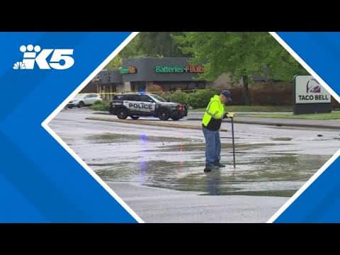 'Large sinkhole' forms in Bellevue intersection following water main break