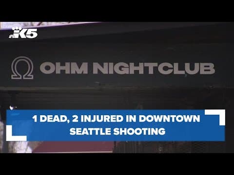 1 dead, 2 injured in downtown Seattle shooting