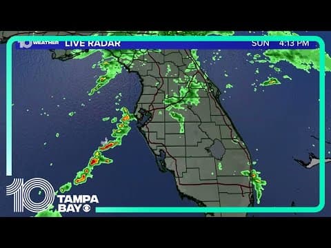LIVE RADAR | Showers, storms push in from the Gulf